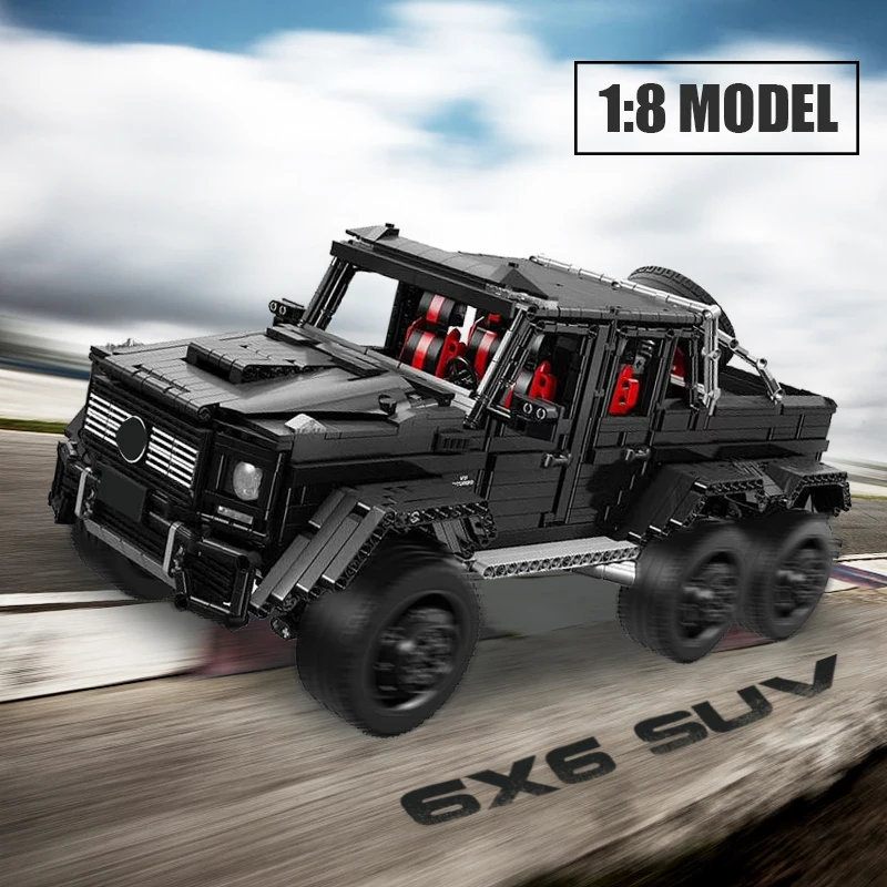 3300 шт. техника автомобиль 6X6 G63 внедорожный модель автомобиля SUV строительные