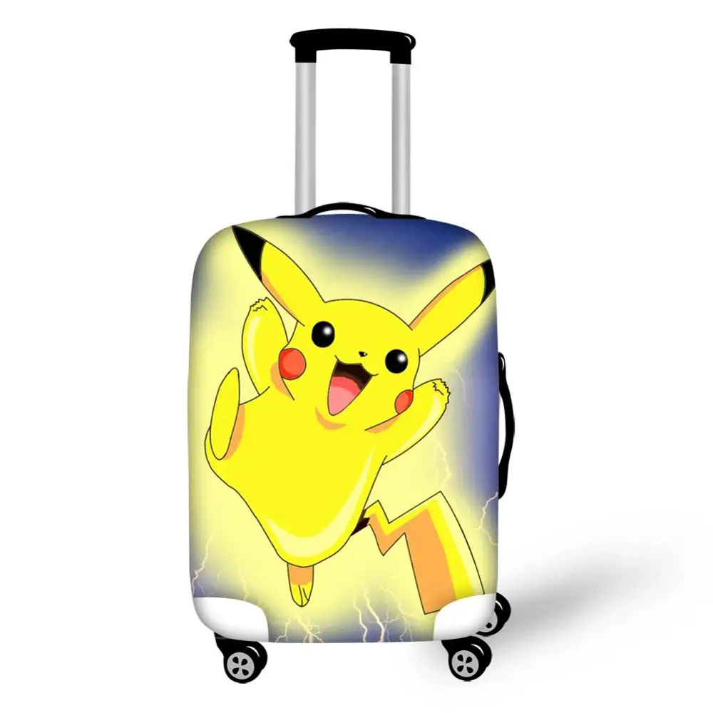 CDWX4453LMS HaoYun эластичный чехол для чемодана защитный дизайн Pokemon Пыленепроницаемый Чехол для багажа каваи Пикачу защитные аксессуары для багажа - Цвет: CDWX4453LMS