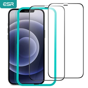 esr tempered glass for iphone 13 12 pro max mini ultra tough screen protector full coverage glass film for iphone 13 12 pro free global shipping
