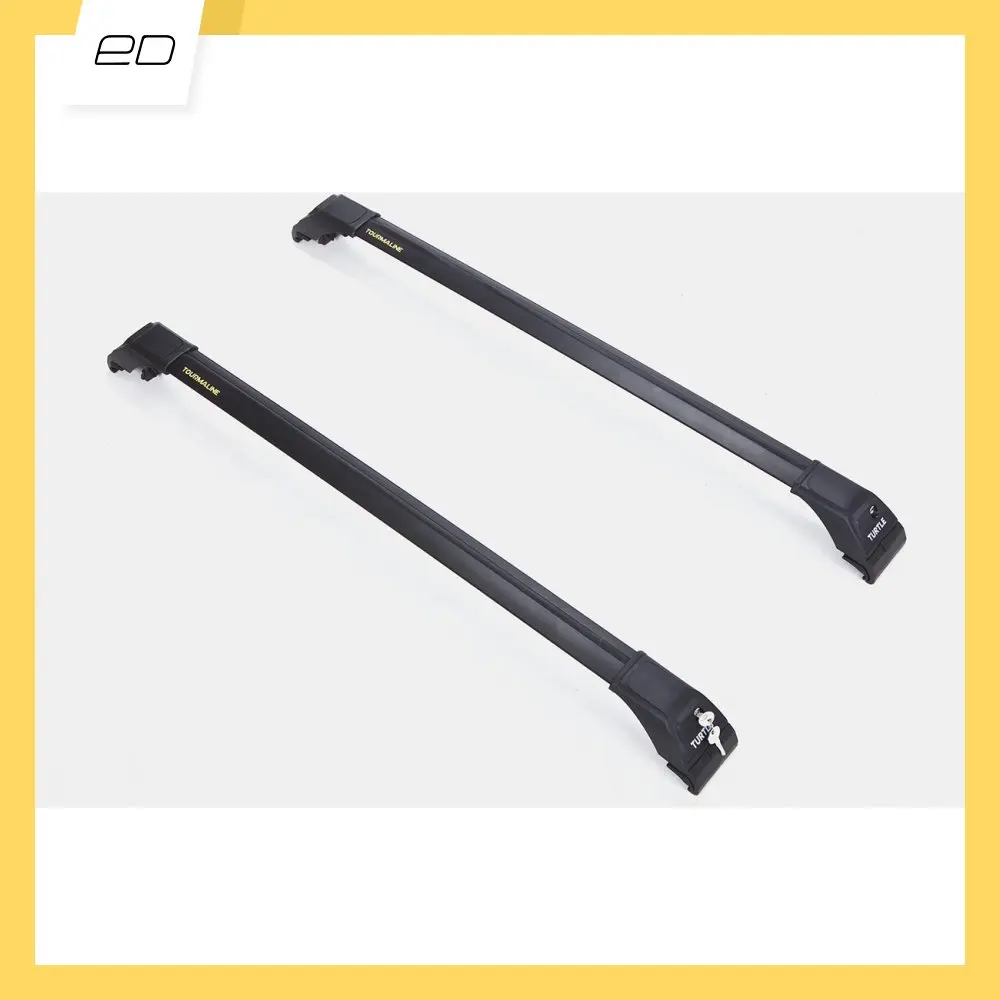 Багажник Turtle TOURMALINE V2 на рейлинги FORD FOCUS SW 2011-2018 - Аэродинамические черные