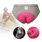 Новые женские велосипедные шорты с противоударными гелевыми подушечками, дышащее Велосипедное нижнее белье, гелевые 3D шорты с подкладкой, нижнее белье для горных и дорожных велосипедов