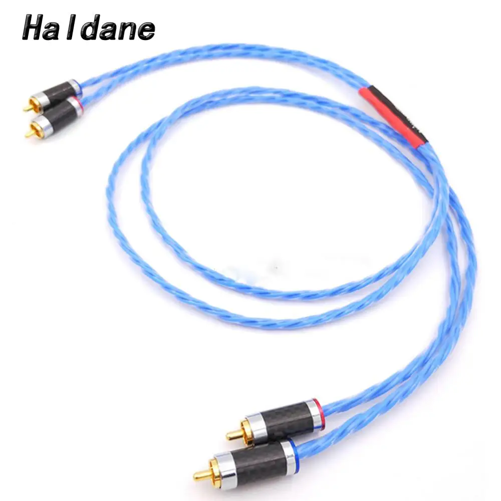 Позолоченный кабель для подключения к RCA типа Wgite с серебряным покрытием|Кабели