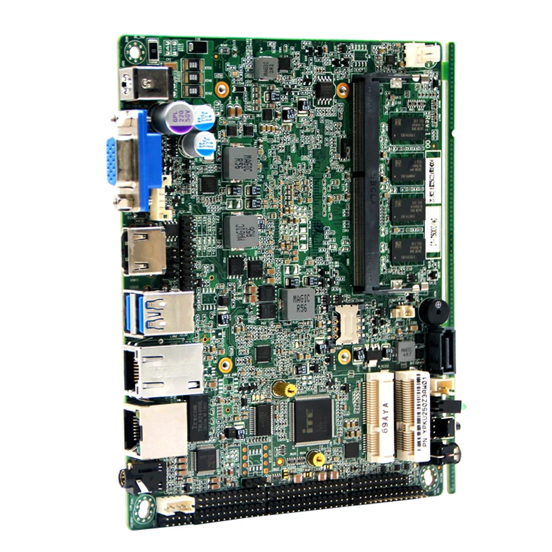 Skylake U i5 6300u Материнские платы с одним чипом 4 Гб DDR4 + 8 ОЗУ 6 * COM 2 порта ethernet