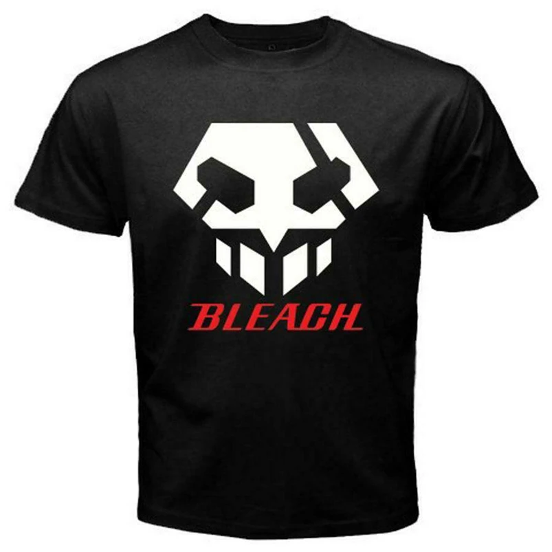 Новинка футболка с рисунком из мультфильма Bleach Hollow Skull размеры от S до 3Xl размер