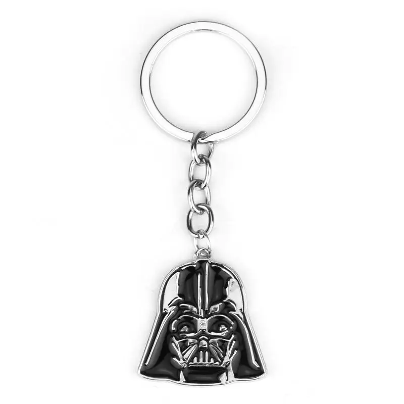 Disney Movie Star Wars Darth Vader Helmet Pendant Keychain Dark Lord Of The Sith Keyring Metal Key Chian Men's Jewelry