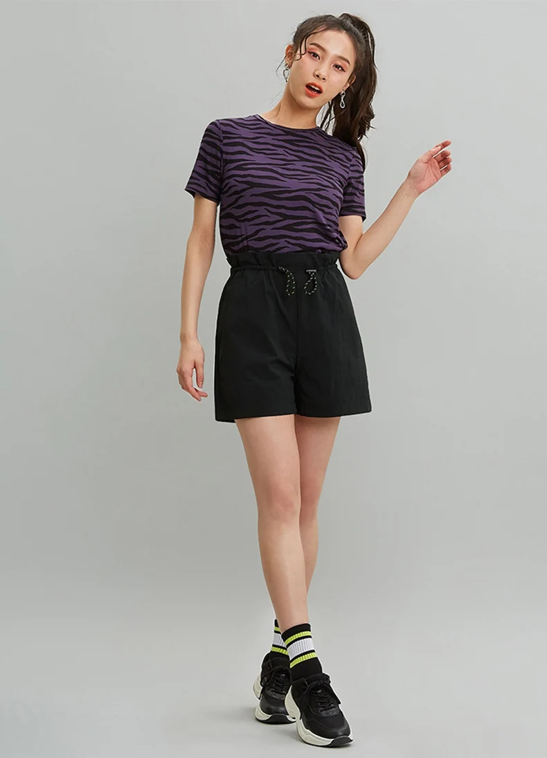 

Tops T Shirt Women Short Sleeve red Tshirt fuchsia