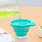 Переносные, складные, силиконовые безопасная Воронка креативные предметы для дома конфетная длинная Воронка силиконовая Складная воронка