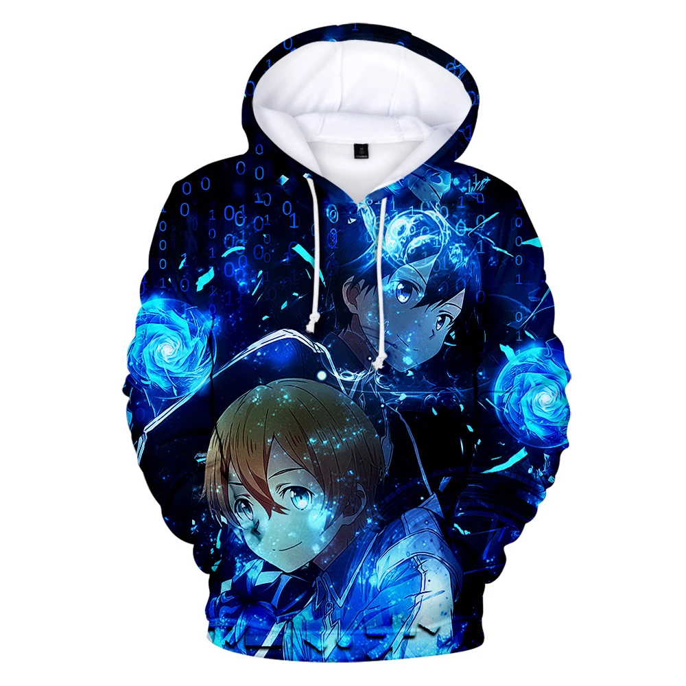 

Anime Kids Hoodies Men Women Sword Art Online Alicization Hoodie Cartoon SAO World Sweatshirt Streetwear Harajuku Oversized Tops