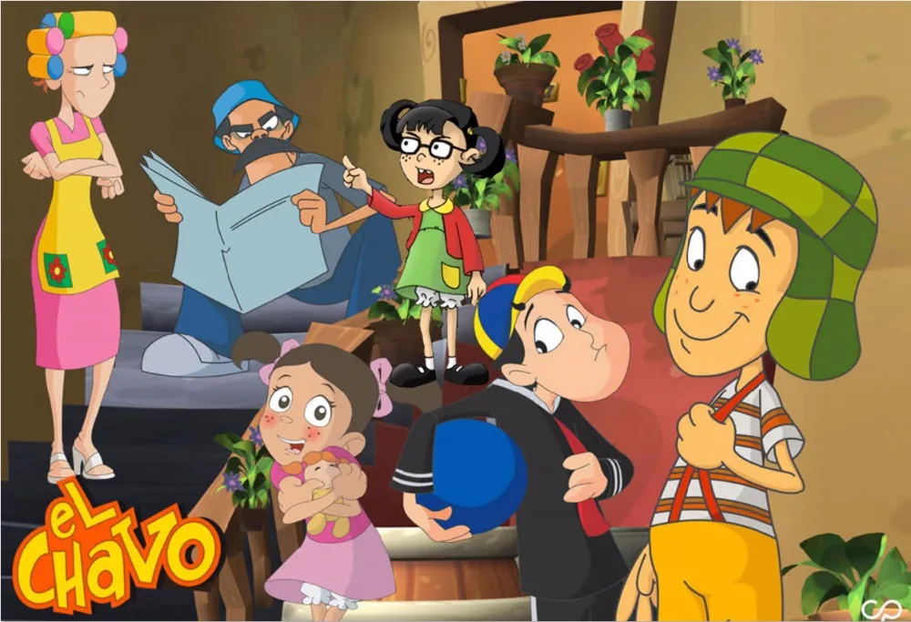 

el chavo birthday party baby child photo background photography backdrops quality vinyl