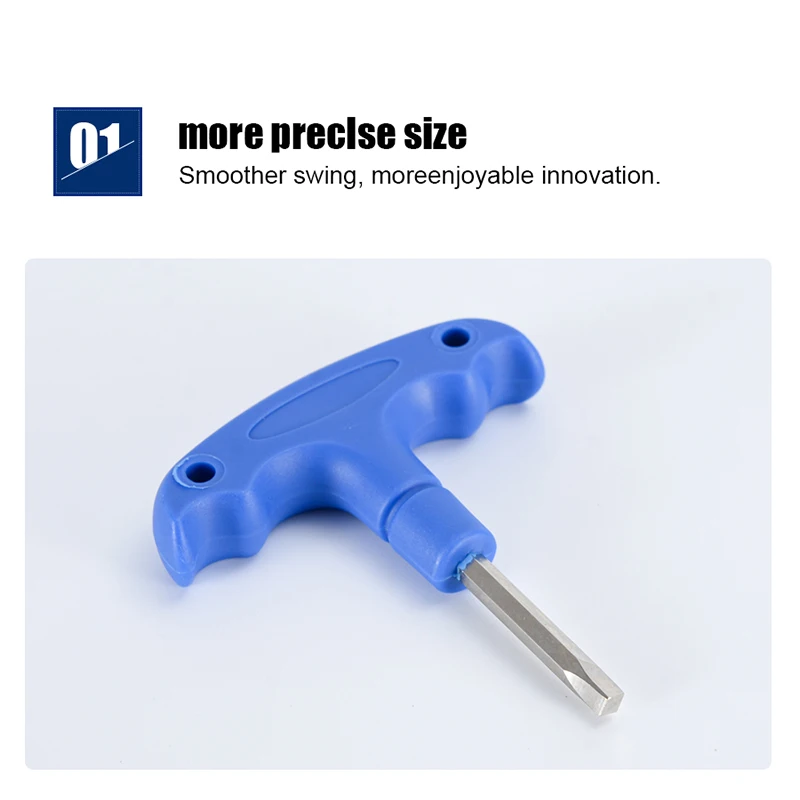 

1 PC Golf wrench tool adjuster square wrench blue wrench screw blue Four-point wrench