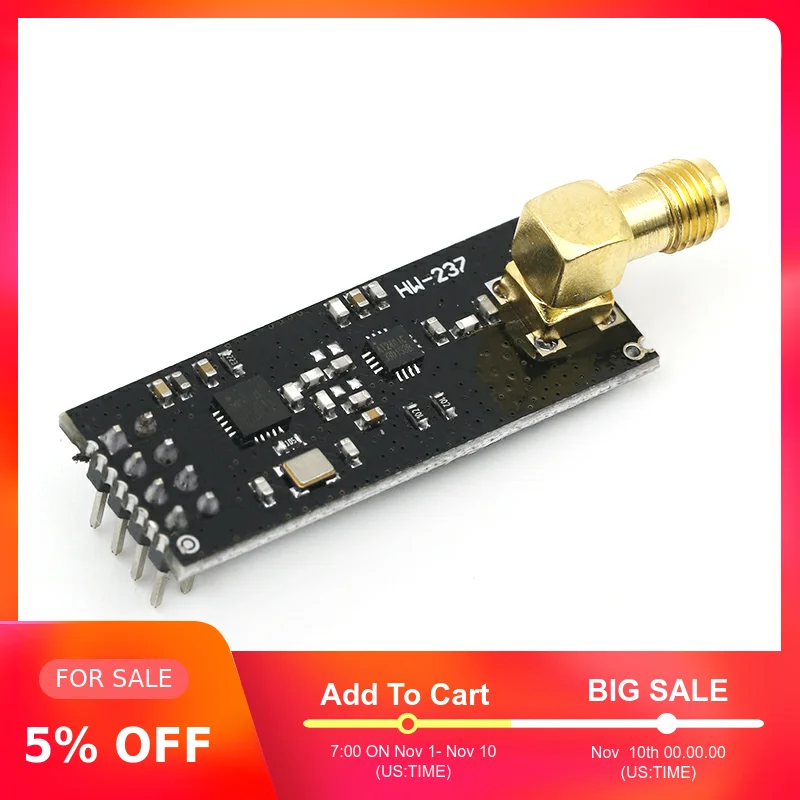 NRF24L01 + PA LNA беспроводной модуль с антенной 1000 м на большое расстояние FZ0410 мы