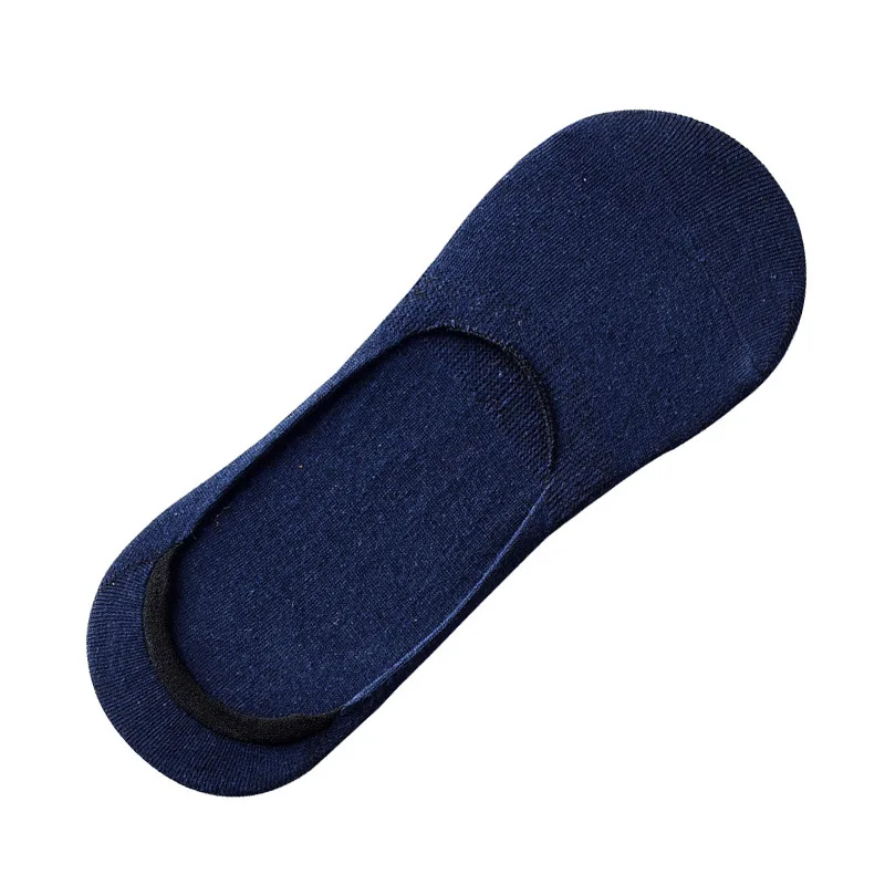 

10 Pairs Plus Size Men's Cotton Sock Non-Slip Silicone Lnvisible Men Boat Socks Summer Autumn Fashion Male EU 42-48