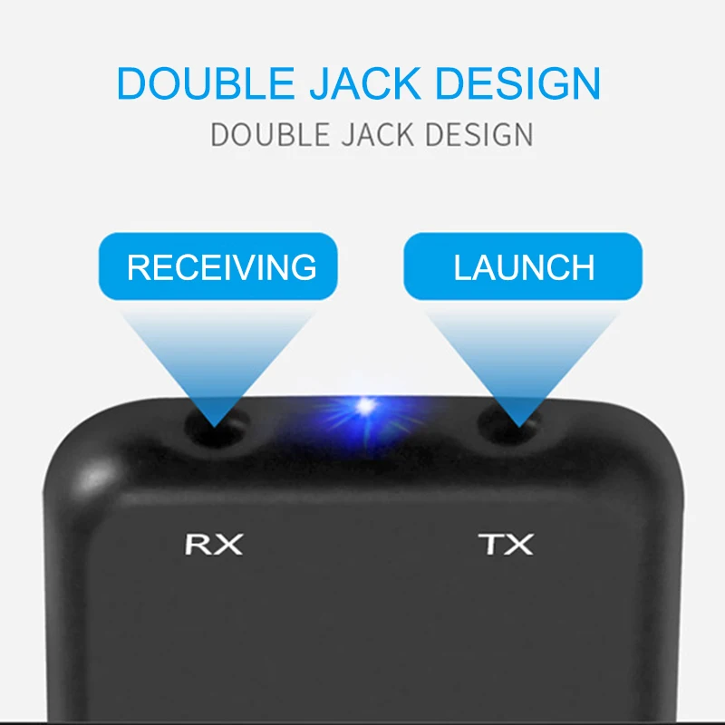 2 In 1 Wireless Bluetooth 4.2 Transmitter Receiver for TV Car Computer 3.5mm Auxiliary Audio Stereo Music Adapter | Электроника