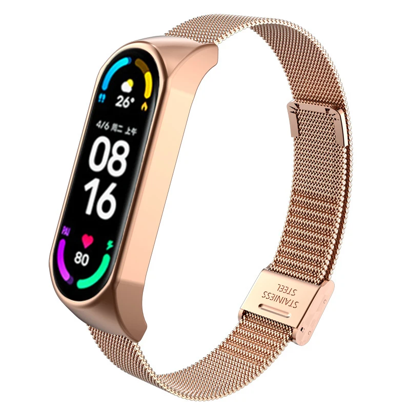 Новый стиль стальной смарт-браслет M6 для xiaomi водонепроницаемый фитнес-трекер с