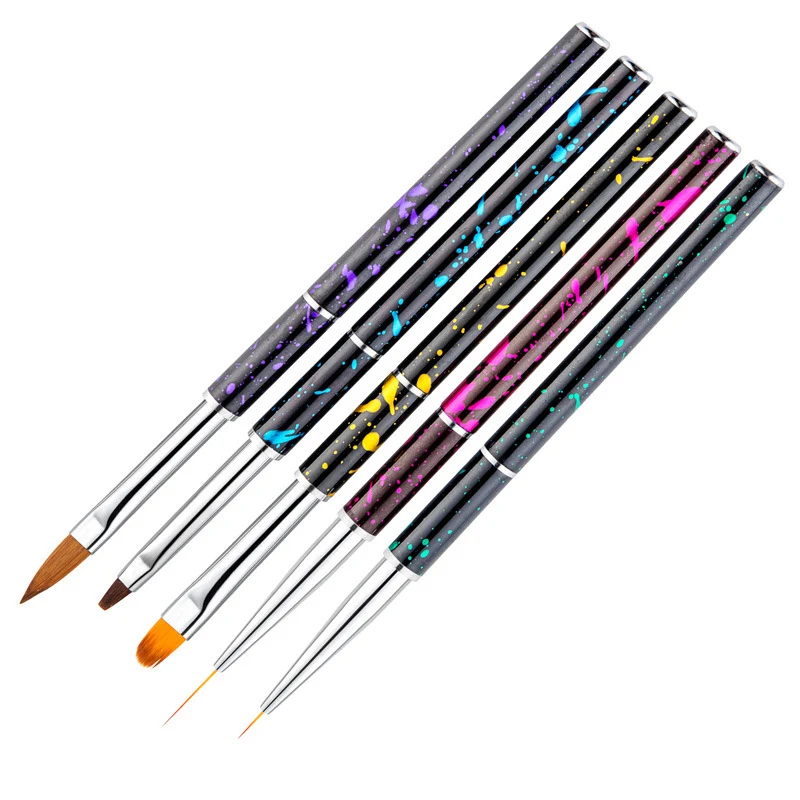 1 шт. акриловая кисть для рисования с ручкой-вкладышем разных размеров