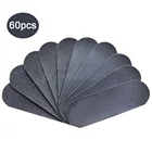 60 шт педикюр средство для удаления костных наростов Нержавеющаясталь ног рашпиль файлы двухсторонняя Замена крупа колодки пятки скруббер, забота о ногах инструменты