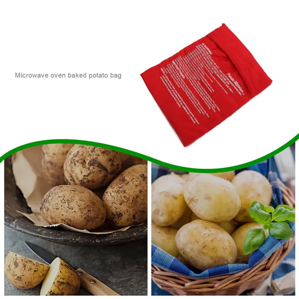 Горячая моющаяся Картофельная сумка для микроволновой печи картофельный мешок