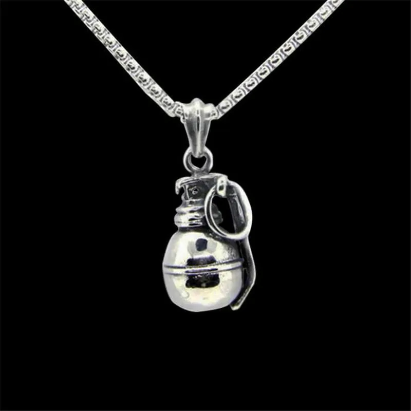 

Newest Necklace 316L Stainless Steel Jewelry Punk Style Granata Pendant With Chain