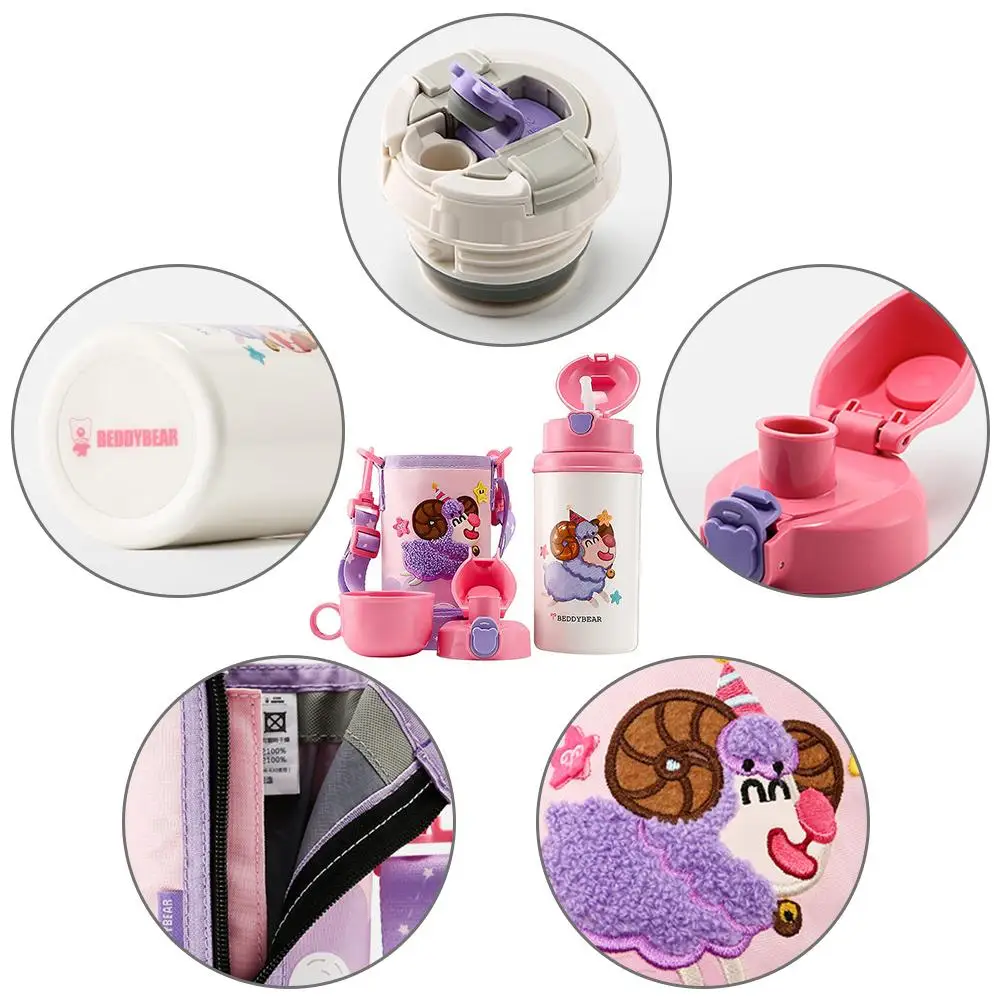 Детский вакуумный термос с двумя стенками 316 нержавеющая сталь соломинкой