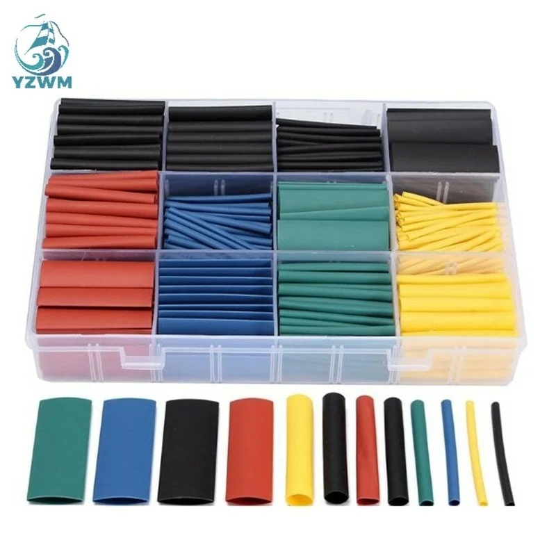 

Оригинальный источник: 530 шт. термоусадочная трубка в коробке, цветная Водонепроницаемая трубка на EBay