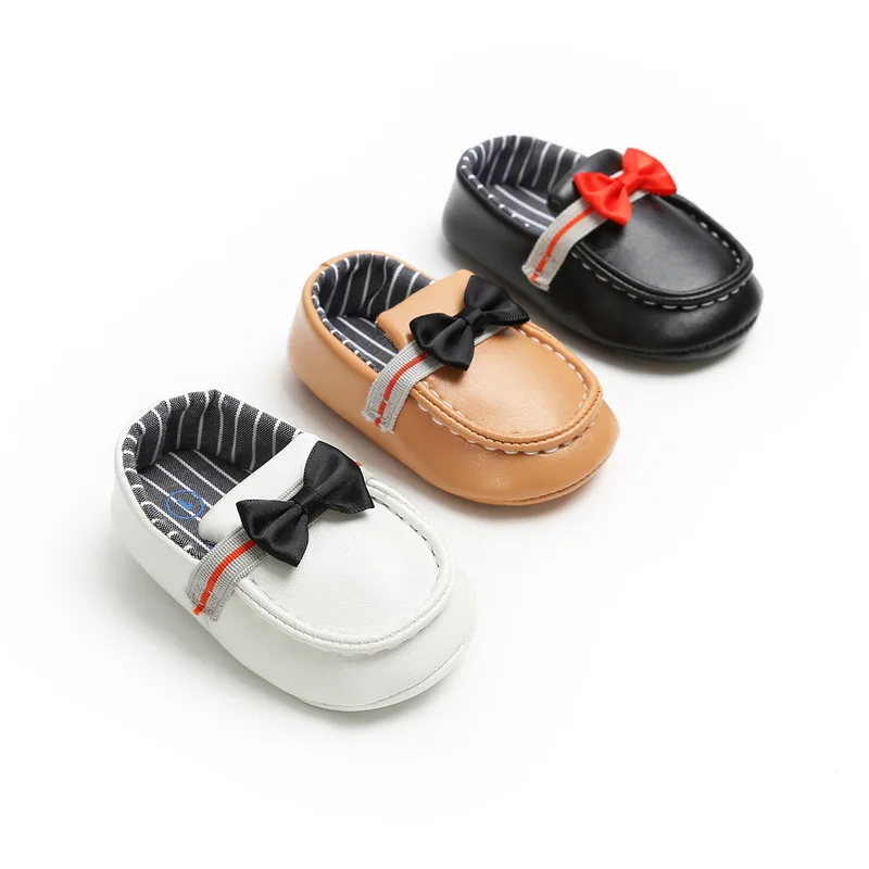 

New Baby Boy Girl Shoes Boy Small Leather Shoes Toddler Soft Sole Anti-slip First Walkers Infant Newborn Crib Shoes Moccasins