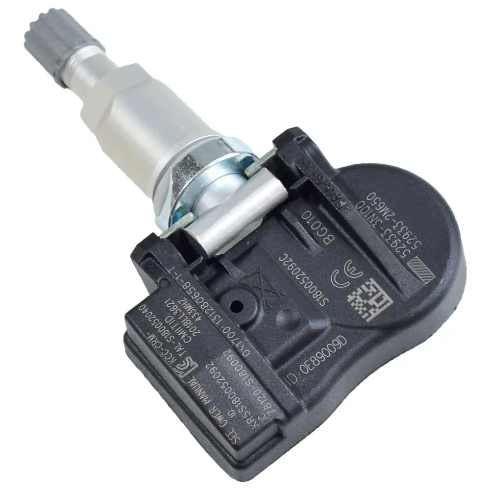 Датчик давления в шинах TPMS 52933-3N100 529333N100 433 МГц для Hyundai Accent Genesis Coupe Kia Sorento 1 шт. |