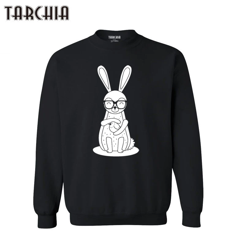 

TARCHIA Oversized 2022 Cheap Rabbit Holding Chicken Men Hoodies Crewneck Printing Sweatshirts Pullover Hip Hop Brand Clothing