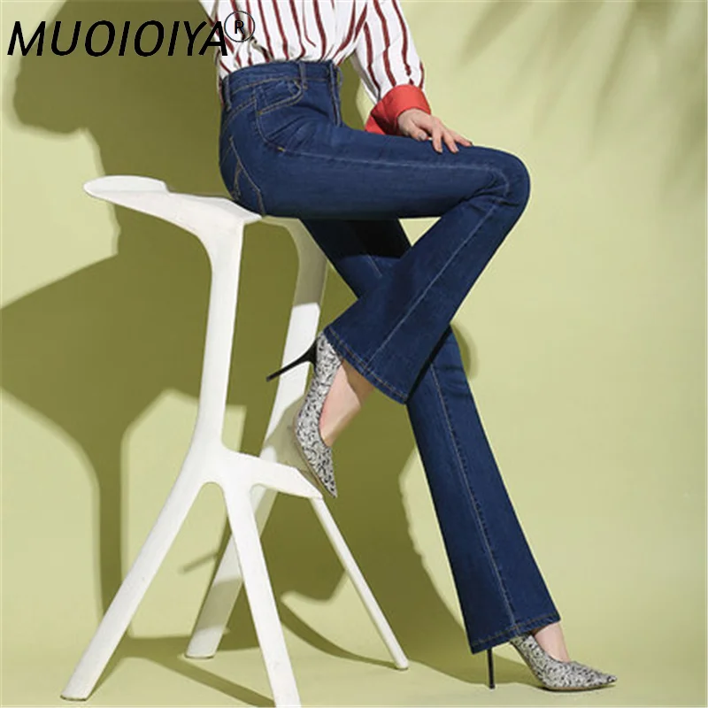 

2022 Autumn High Waist Jeans Boyfriends Women Plus Size Jean Pants Female Streetwear Elegant Casual Denim Trousers LWL491