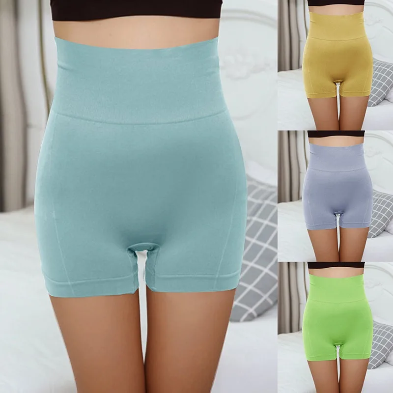 

Женские Утягивающие трусики, нижнее белье с высокой талией, обтягивающие Утягивающие трусики, Повседневные Удобные однотонные супер эласт...