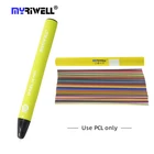 Высококачественная 3d-ручка Myriwell ifeel, ручка для рисования, детская поддержка PCL нити 1,75 мм, подарок на день рождения, исследуйте мозгу, инструменты