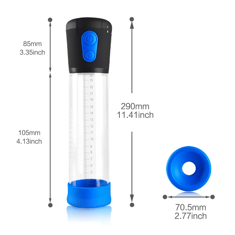 Dirsny Automatic Penis Pump Enlargement Enlarger Vacuum Suction Extender Sex Toys Exercise Adult Products For Men | Красота и