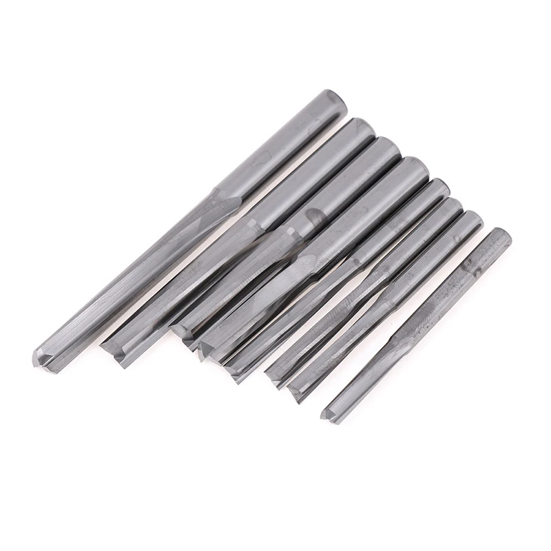 

4mm/6mm Shank Two Flutes Straight Router Bits End Mill Tools Milling Cutter
