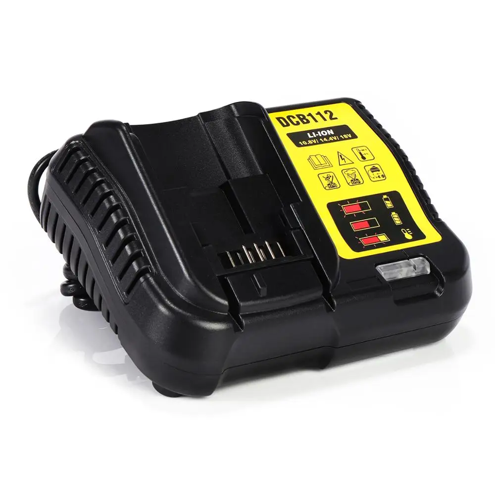 Зарядное устройство для литий ионных аккумуляторов DCB112 Dewalt 10 8 В 12 14 4 18 в 20 Dcb101 Dcb200 Dcb140 Dcb105 Dcb200|Зарядные