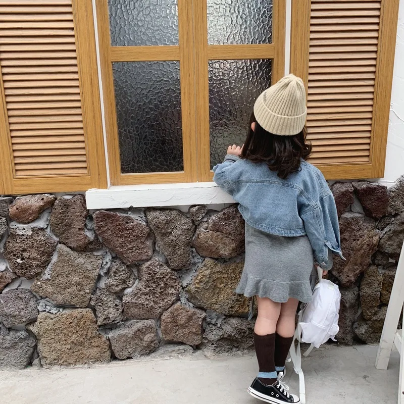 Осенняя Изысканная одежда для маленьких девочек дизайнерское платье с длинными