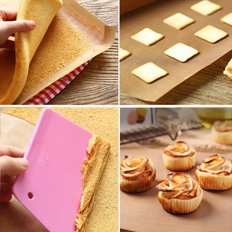 Новый 1 шт. многоразовый высокотемпературный устойчивый коврик для выпечки