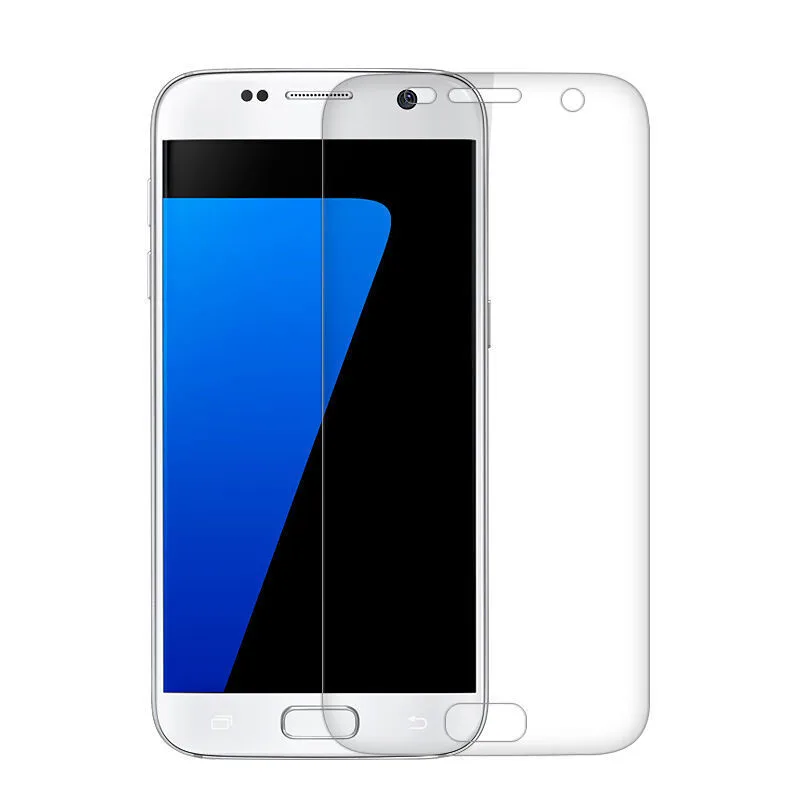 Полная защита экрана для Samsung S7 S6 Galaxy Edge защитная пленка Edge|Защитные стёкла и