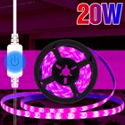 USB 5V растут светильник для семян растительного светодиодный полный спектр фито-цветок для роста растений бесплатная доставка полосы 0,5 HDMI кабель 1 м 2 м 3 м парниковых Водонепроницаемый Fitolampy