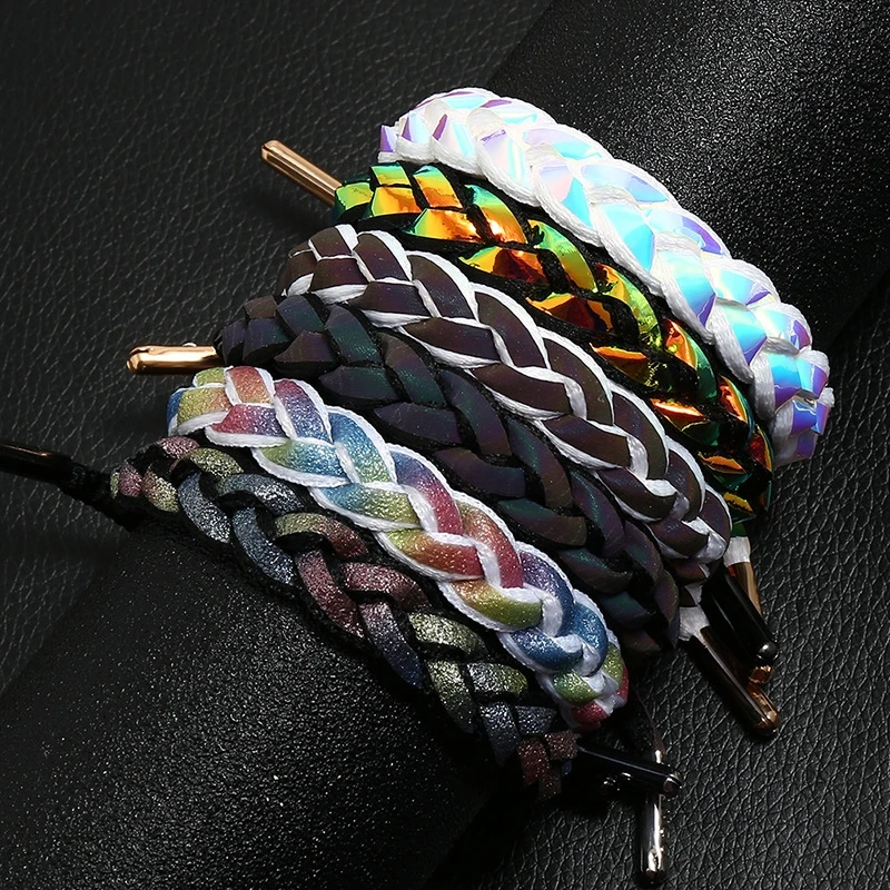 2019 New Starry Little Lion Bracelet Student Couple Woven Jewelry Laser Magic Color Lace Bracelets for Men Women Fashion | Украшения и