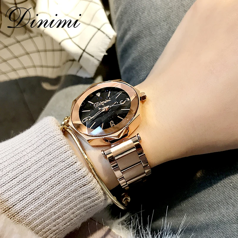 Top Brand Women Watches DIMINI Fashion Luxury Quartz Watch Casual Ladies Waterproof Wristwatch Clock Relogio Feminino | Наручные часы