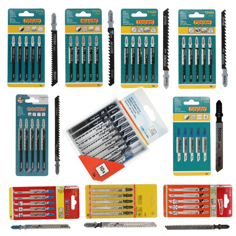 Jigsaw Blades Wood Cutter Saw Blade T111C T111D T144D T244D T344D T118A T127D T101B for Bosch Dewalt Hitachi Makita Festool | Инструменты