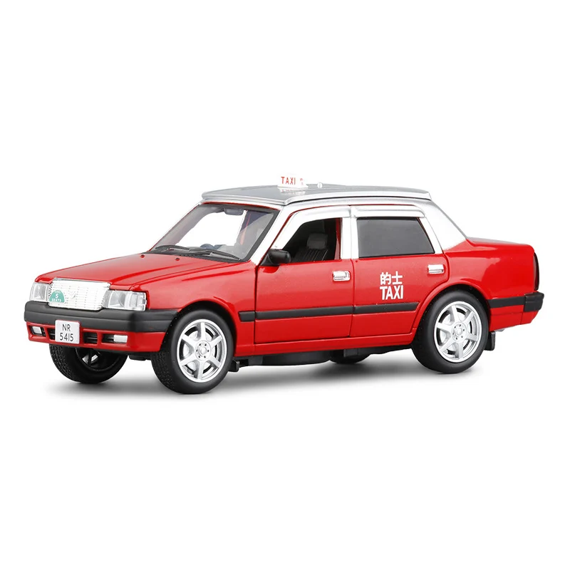 Машинка-такси Toyota Crown модель автомобиля из сплава со звуком светильник кой V237 1/32 |