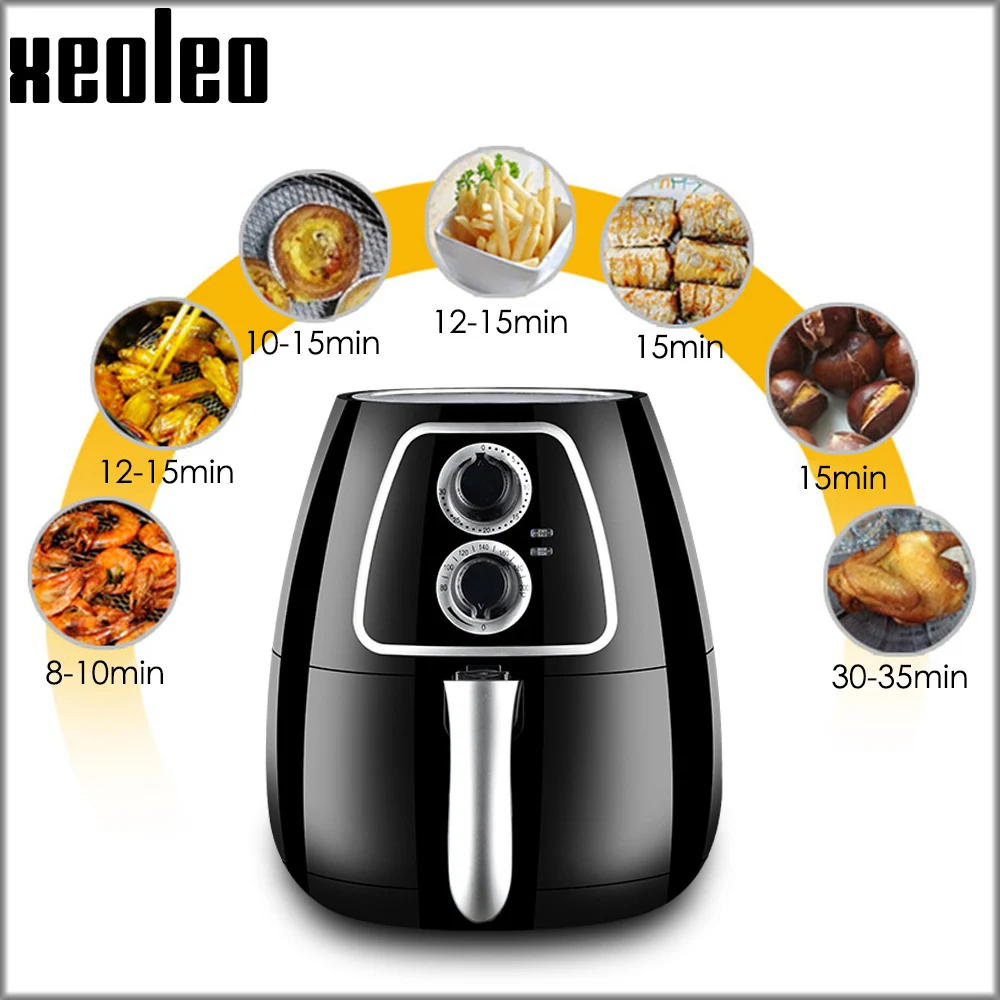 XEOLEO свободного воздуха масла Фрайер автоматический airfryer воздух фритюрницы (2.8L