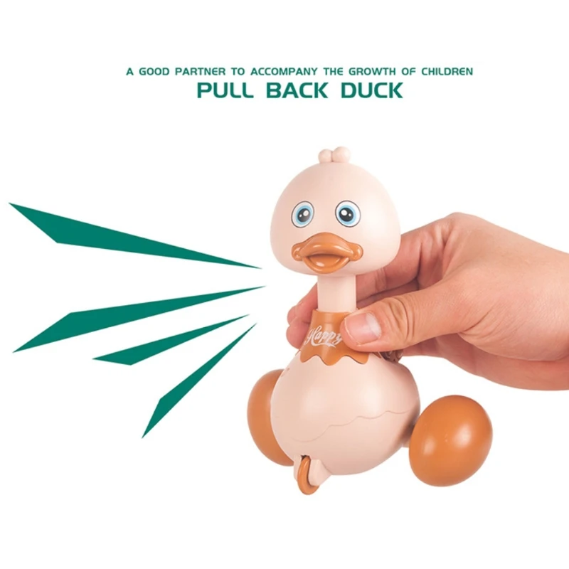 

24BE Push Go Wind Up Duck Friction Power Car Toys Childrens Party Special Outside Gifts for Infant First Birthday Gifts