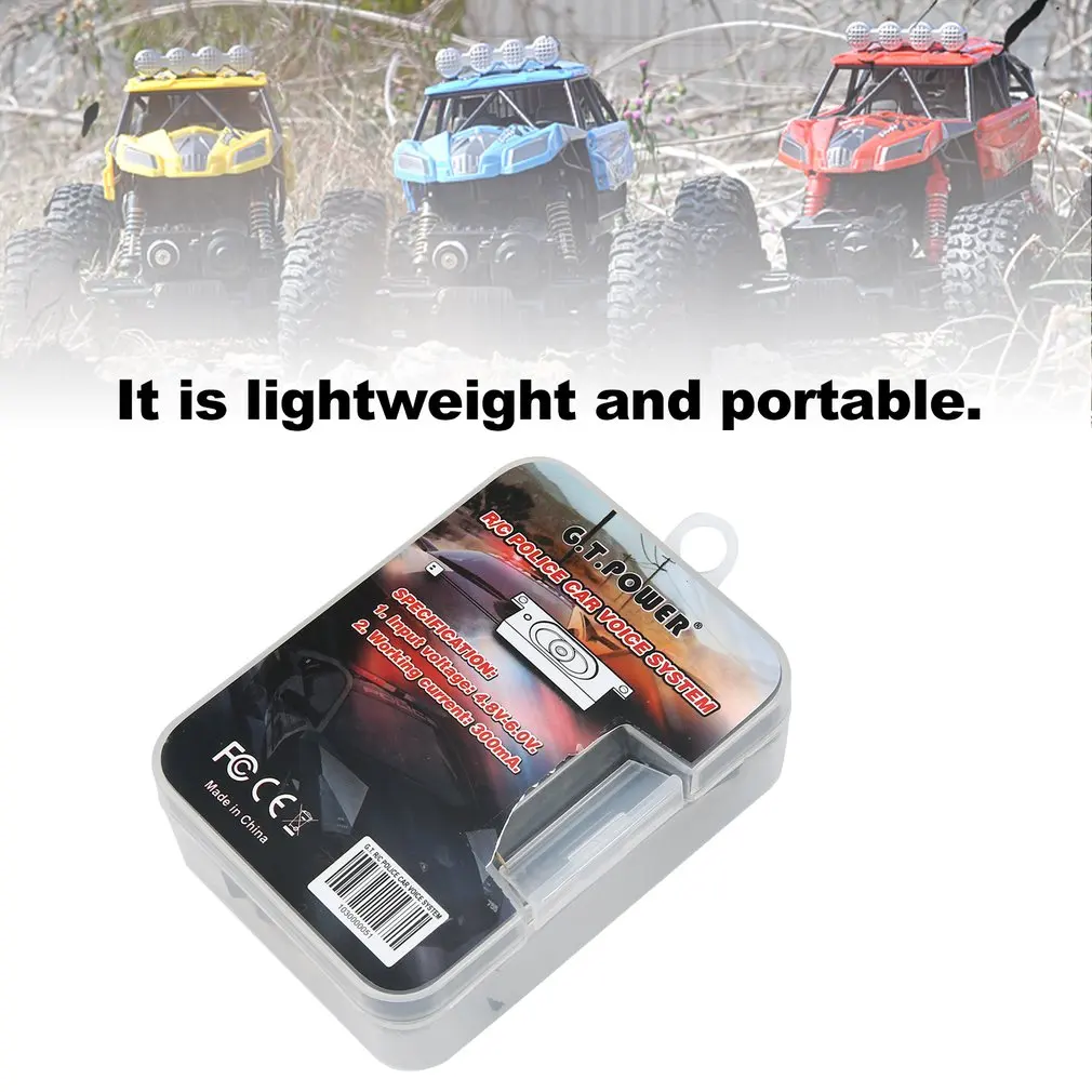 2019 г. Т мощность RC полицейский автомобиль Голосовая система аудио звук симулятор