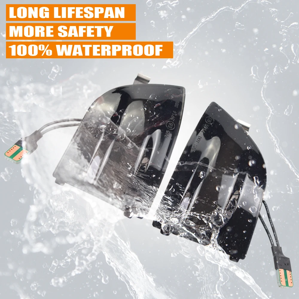 Светодиодный динамический поворотов последовательного боковое зеркало