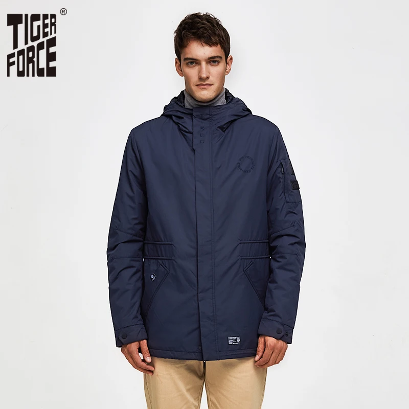 50235 $28 8|tiger force|solid jacketpadded coat men |