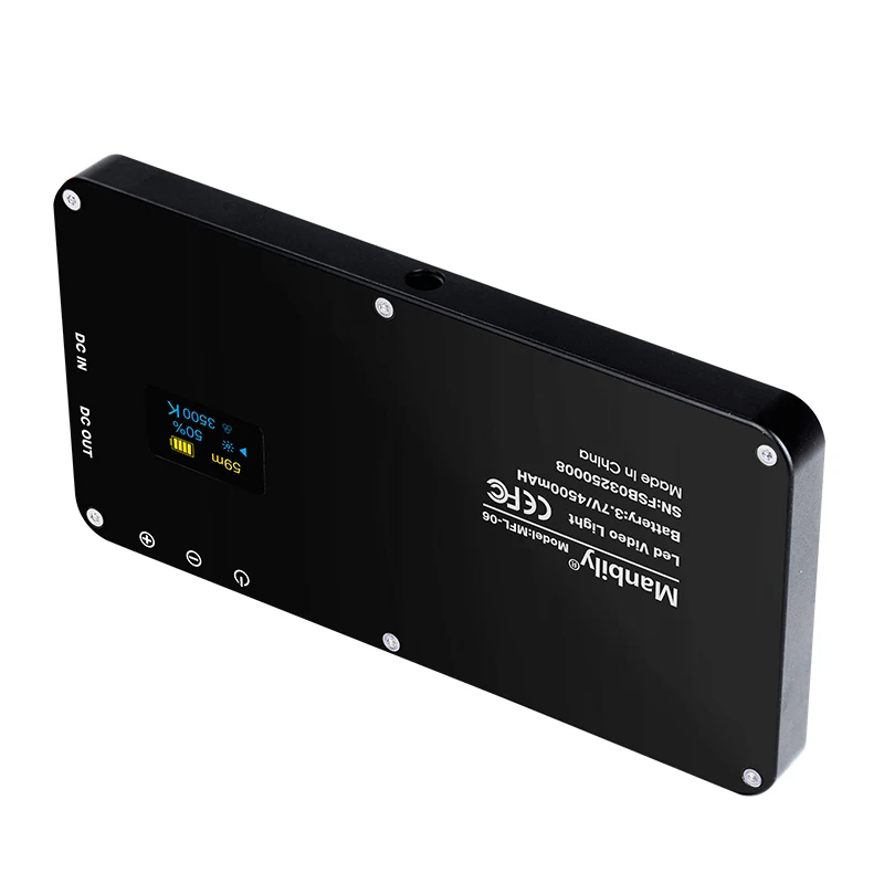 Светодиодный мини светильник Manbily для видеосъемки светодиодный с регулируемой