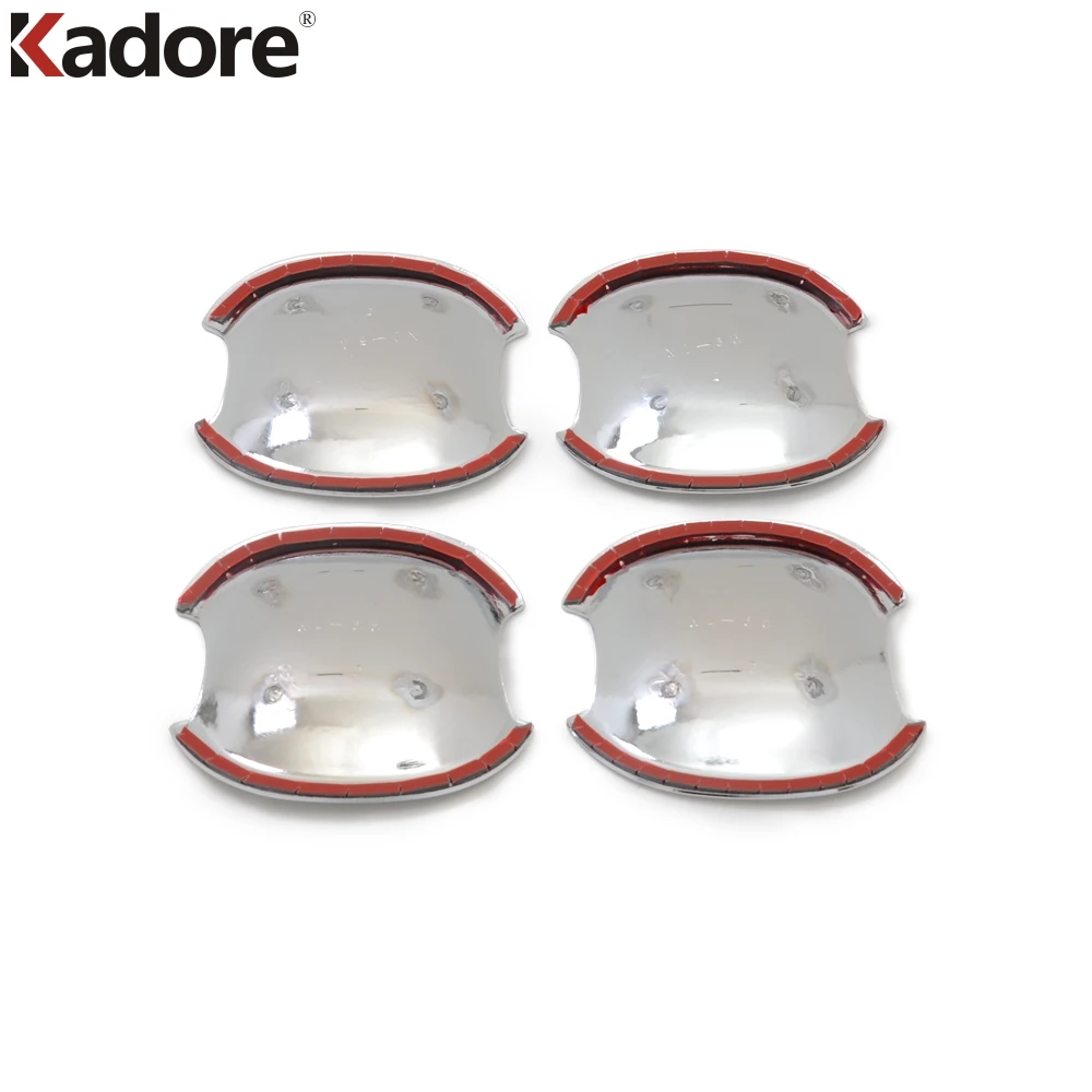 Хромированная накладка на дверную ручку для Hyundai Santa Fe 2010 2011 ABS|door handle bowl covers|chrome