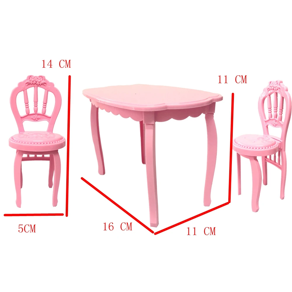 S +1 Modern Table For Barbie Furniture Dining Home Toys Girl