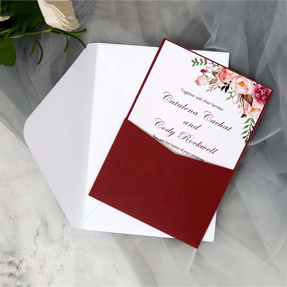 10 шт пустотелые Пригласительные открытки свадебные праздничные деловые простые